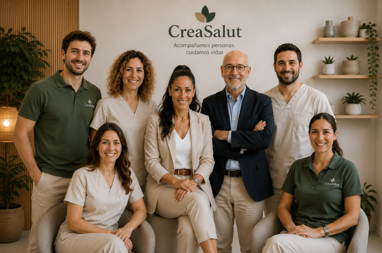 Equipo CreaSalut — atención terapéutica integral Barcelona